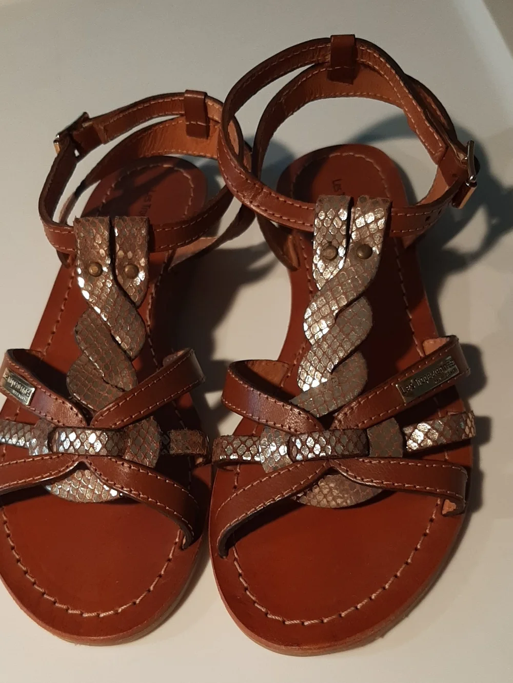 Les Tropeziennes Girls Sandals..New